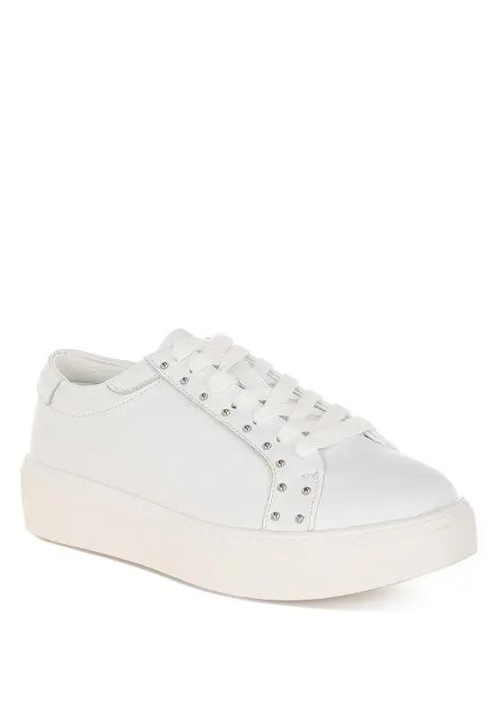 Strider Studs Embellished Chunky Sneakers for Stylish Comfort - Love Salve